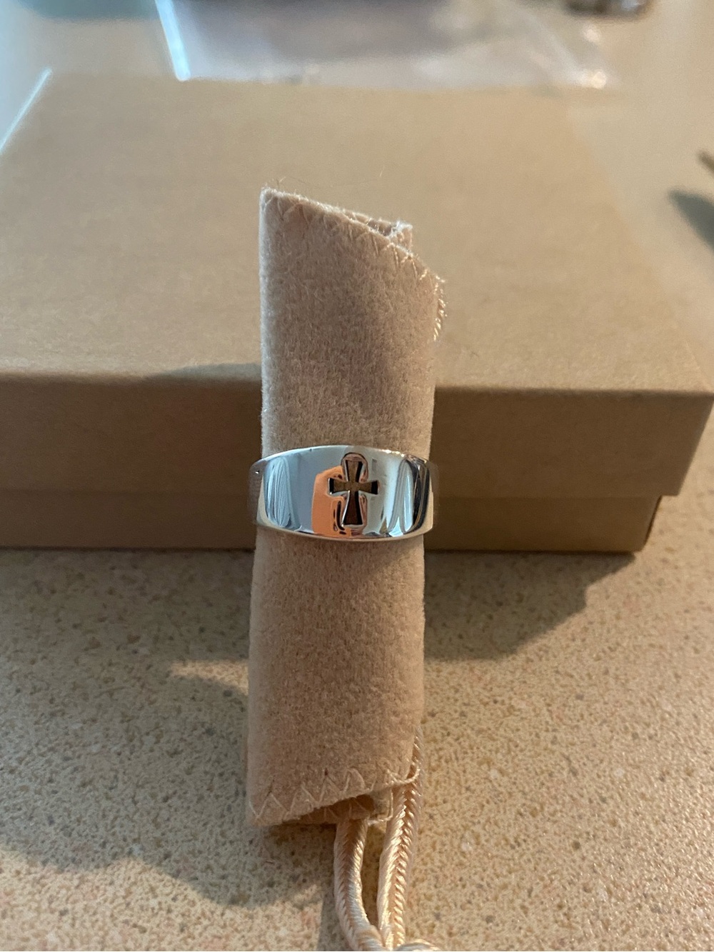 JAMES AVERY-Crosslet Ring, Sterling Silver, Size 5.5